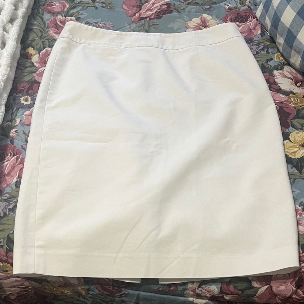 Calvin Klein White Pencil Skirt M